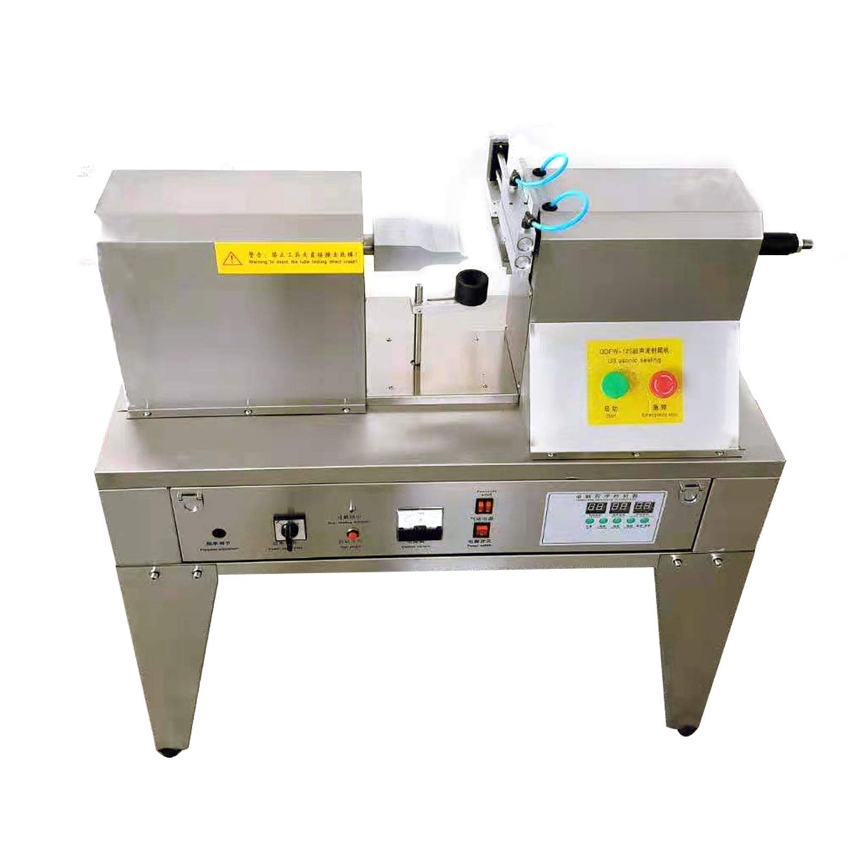 CNCEST Sealer Machine,1200W Industrial Ultrasonic Plastic Tube Sealer ,Cutter Diameter 3.15" Soft Plastic Composite Hose Sealer Tube Sealing Machine Welder for Plastic Tube Cosmetics Toothpaste CNCEST