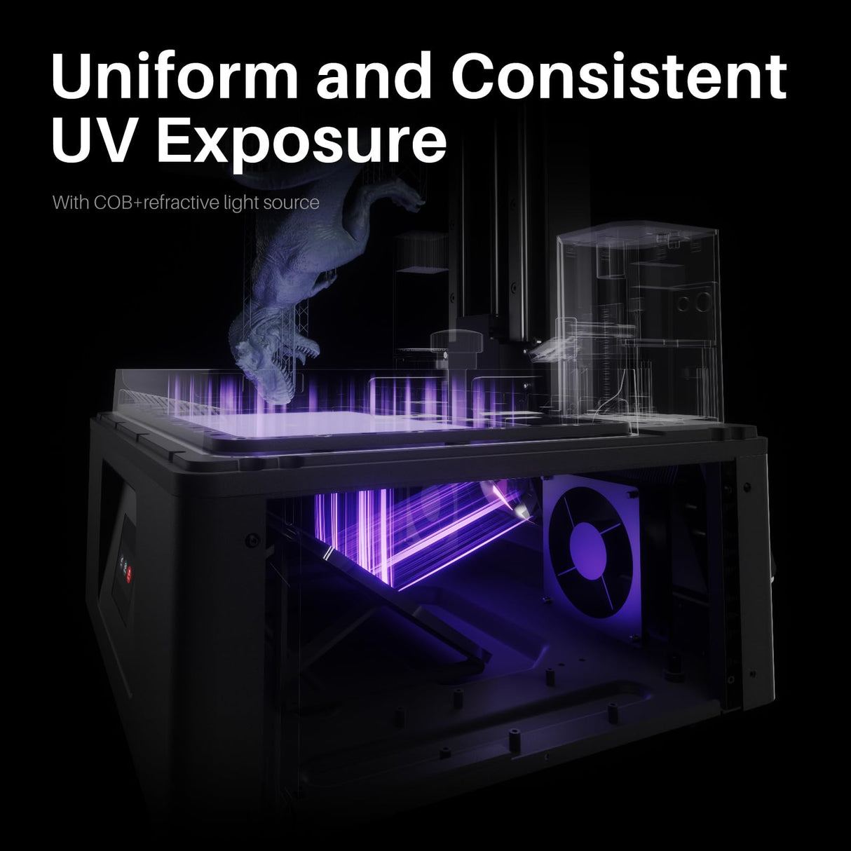 ELEGOO Jupiter SE Resin 3D Printer, Large MSLA 3D Printer with 12.8-inch 6K Monochrome LCD, Printing Size of 10.94 x 6.15 x11.81 Inch ELEGOO