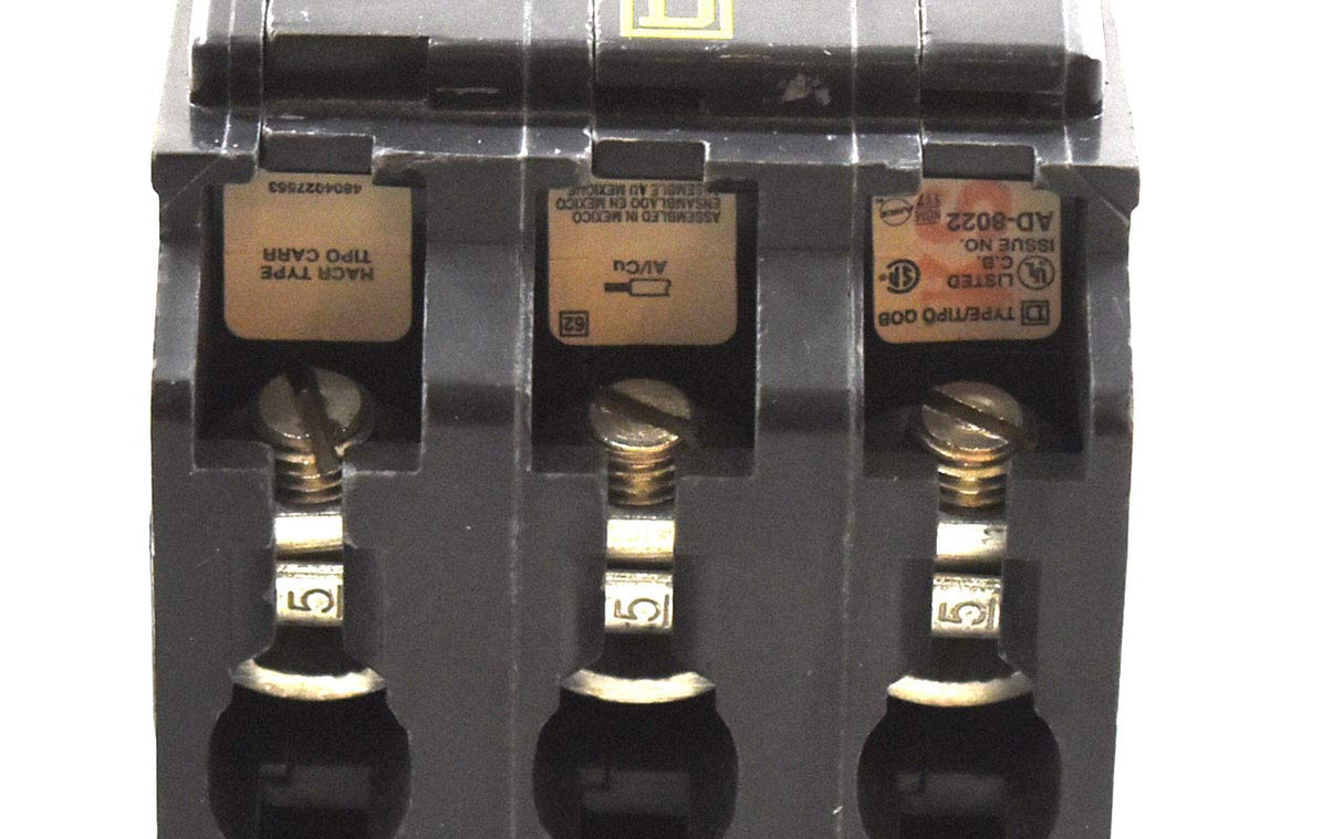 1- Square D QOB350 Bolt-On Circuit Breaker, 50 Amp, Square D