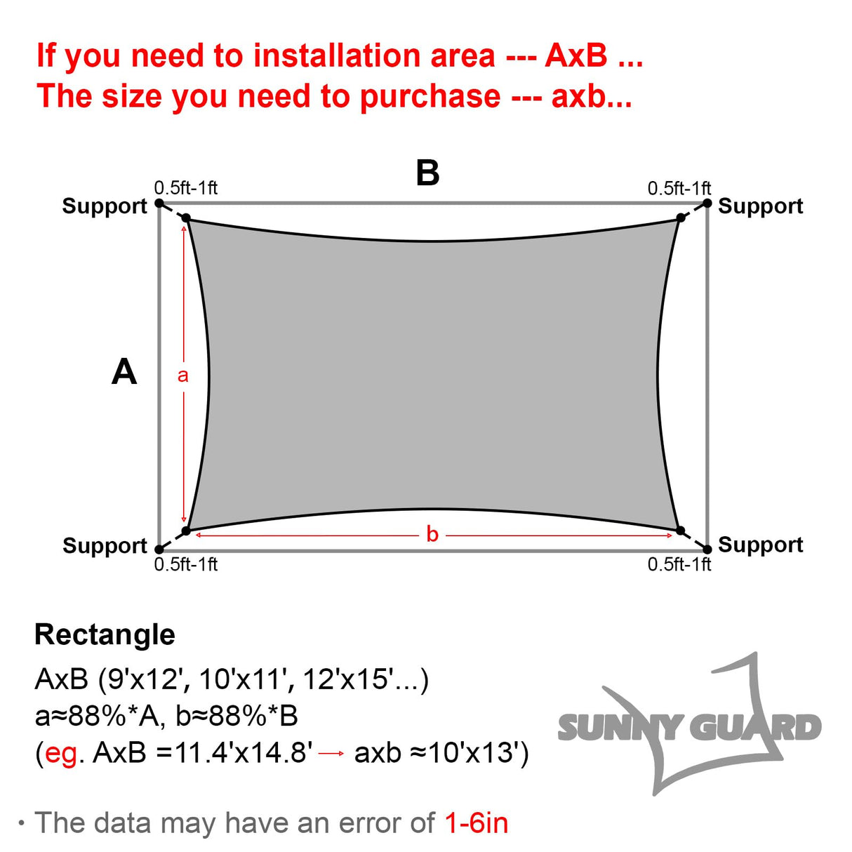 SUNNY GUARD Sun Shade Sail 12'x16' Rectangle Sand UV Block Sunshade for Backyard Yard Deck Patio Garden Outdoor Activities and Facility(We Make Custom Size) SUNNY GUARD