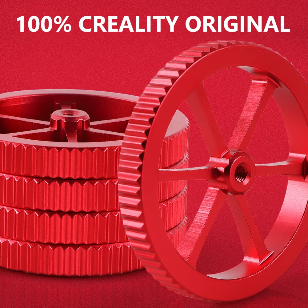 Creality Official Metal Leveling Nuts and Springs Upgraded Set for Ender 3/3 Pro/3 V2/3 Max, Ender 5/5 Plus/ 5 Pro, CR 10 Series 3D Printer Kit for Bed Staying Level (4Pcs) Creality