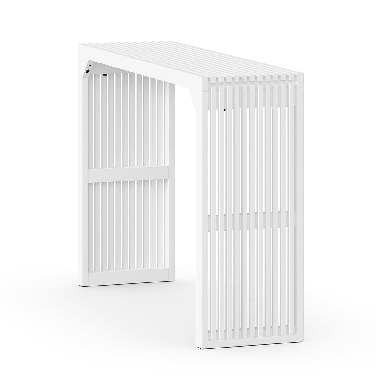 ROOMTEC Narrow Console Tables for Entryway, 46" Solid Wood Console Table Behind Couch, Farmhouse Entryway Table with Storage, Console Tables for Living Room, Hallway, Foyer (White, Console Table) ROOMTEC