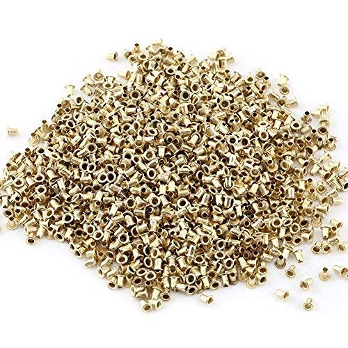 Walfront 700pcs Beehive Nest Box Frame End Threading Hole Eyelets Bee Frame Eyelet Beekeeping Tools Wooden Frame Eyelet to Minimize Damage to The Wood Walfront