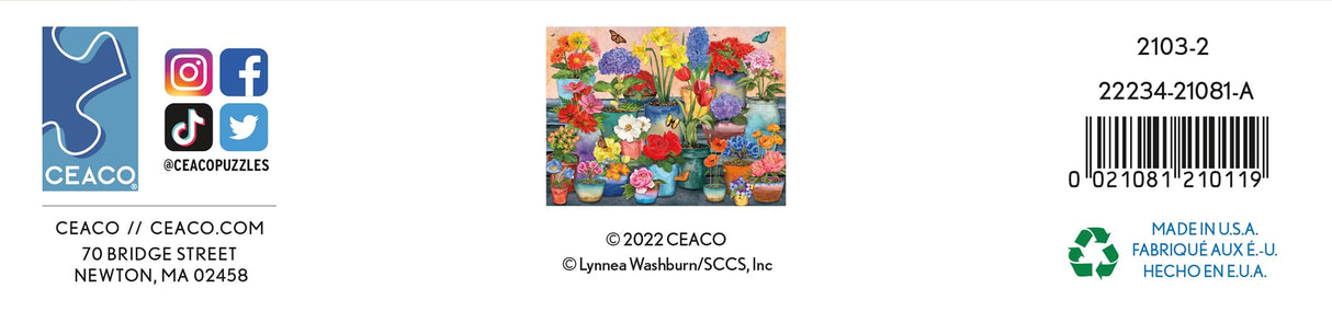 Ceaco - Ecosystems - Pretty Petals - 300 Piece Jigsaw Puzzle Ceaco