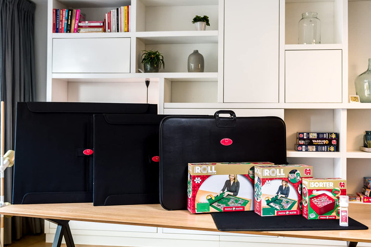 Jumbo, Puzzle Mates, Portapuzzle - Standard 1,500 Piece Jigsaw Storage Board Case, Jigsaw Puzzle Accessories, Puzzle Storage Jumbo