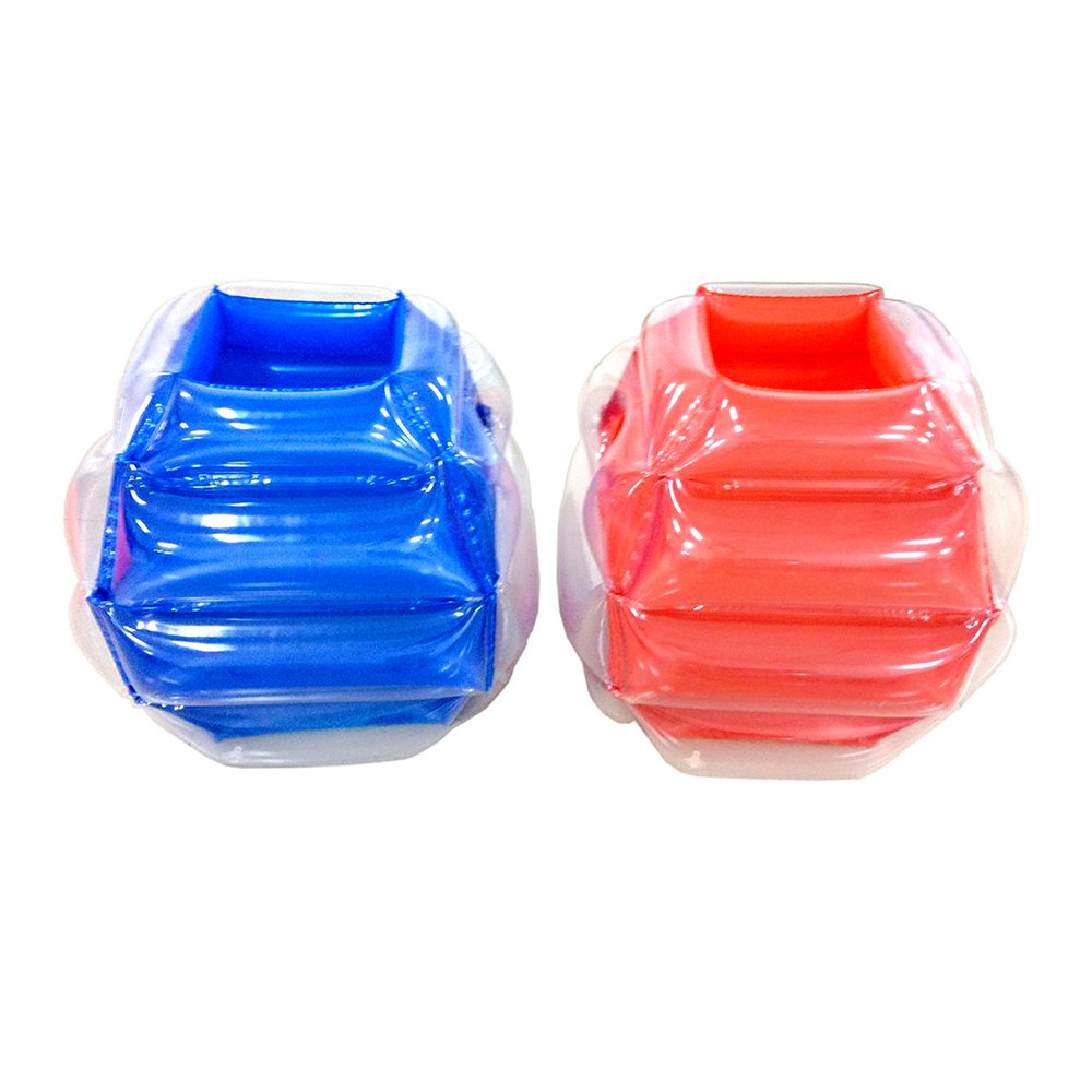 BANZAI: Bump N' Bounce Body Bumpers, A Game of Bumping & Bopping, 2 Bumpers Included in Red & Blue, Fun & Safe Cushion Inflatable Surface, For Ages 4 and up BANZAI