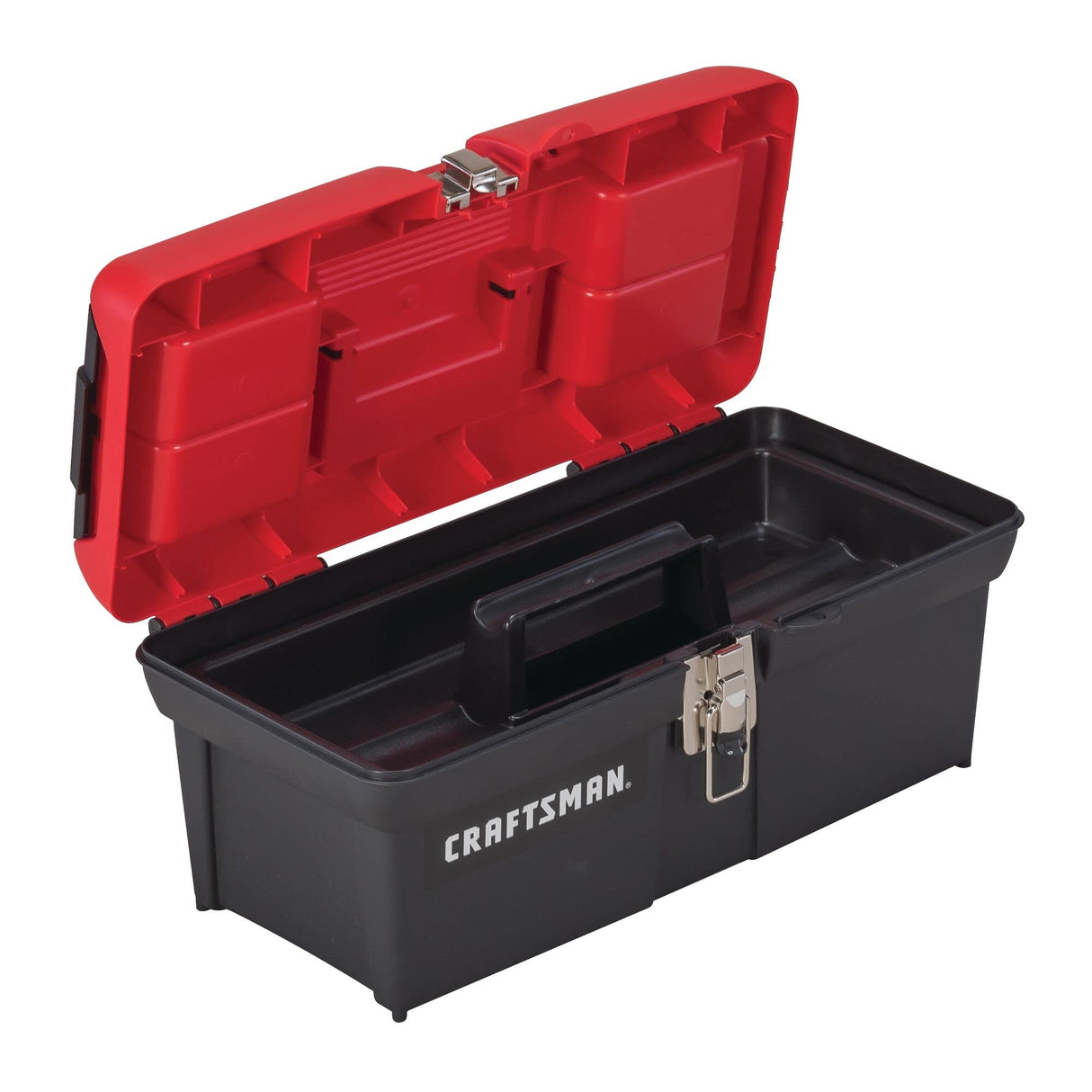 CRAFTSMAN Tool Box, Lockable, 16 in., Red/Black (CMST16901) CRAFTSMAN