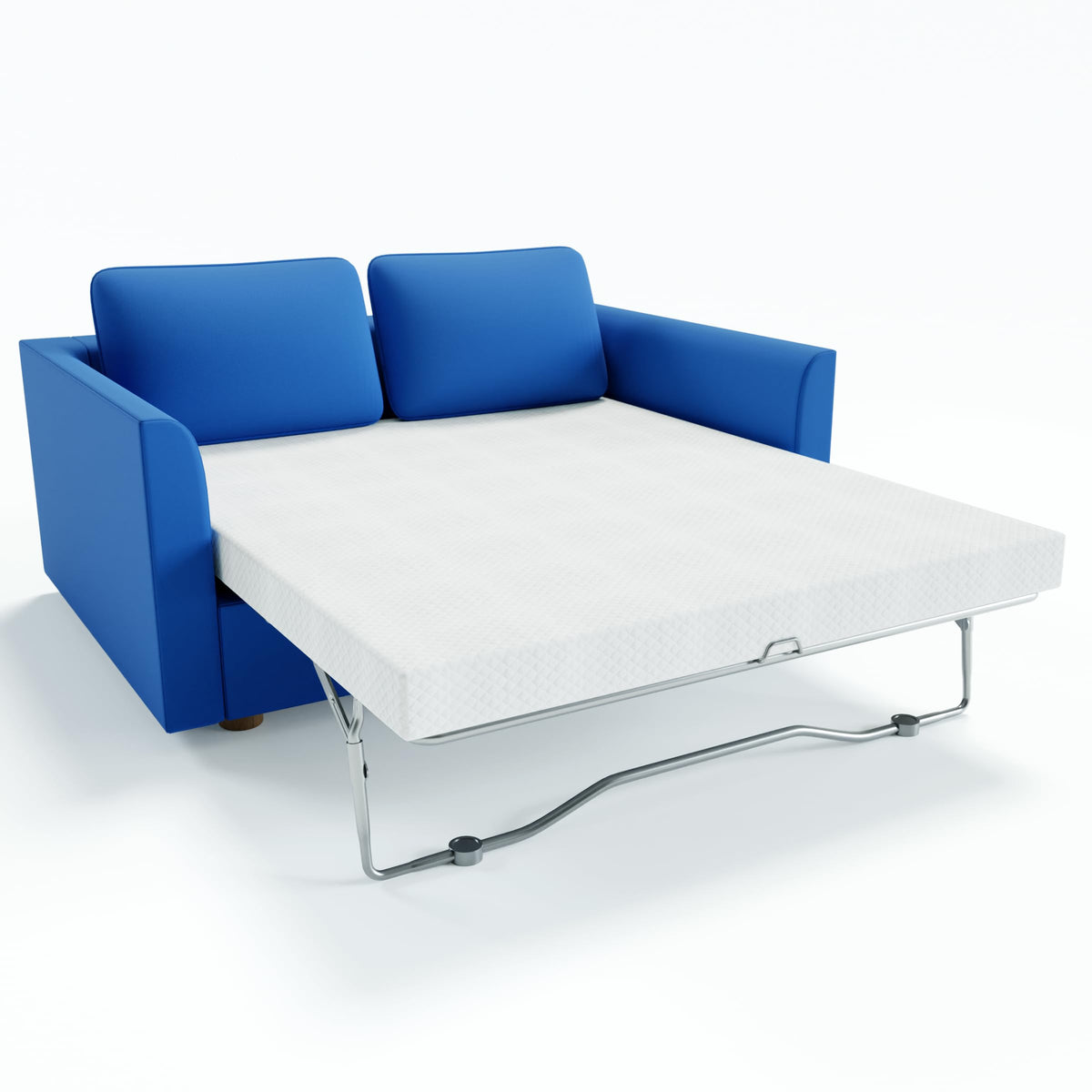 Rhyme Source 4.5 Inch Cold Gel Memory Foam Mattress Replacement for Sleeper Sofa and Couch Beds - Twin Size, CertiPUR-US Certified (Sofa Not Included) Rhyme source