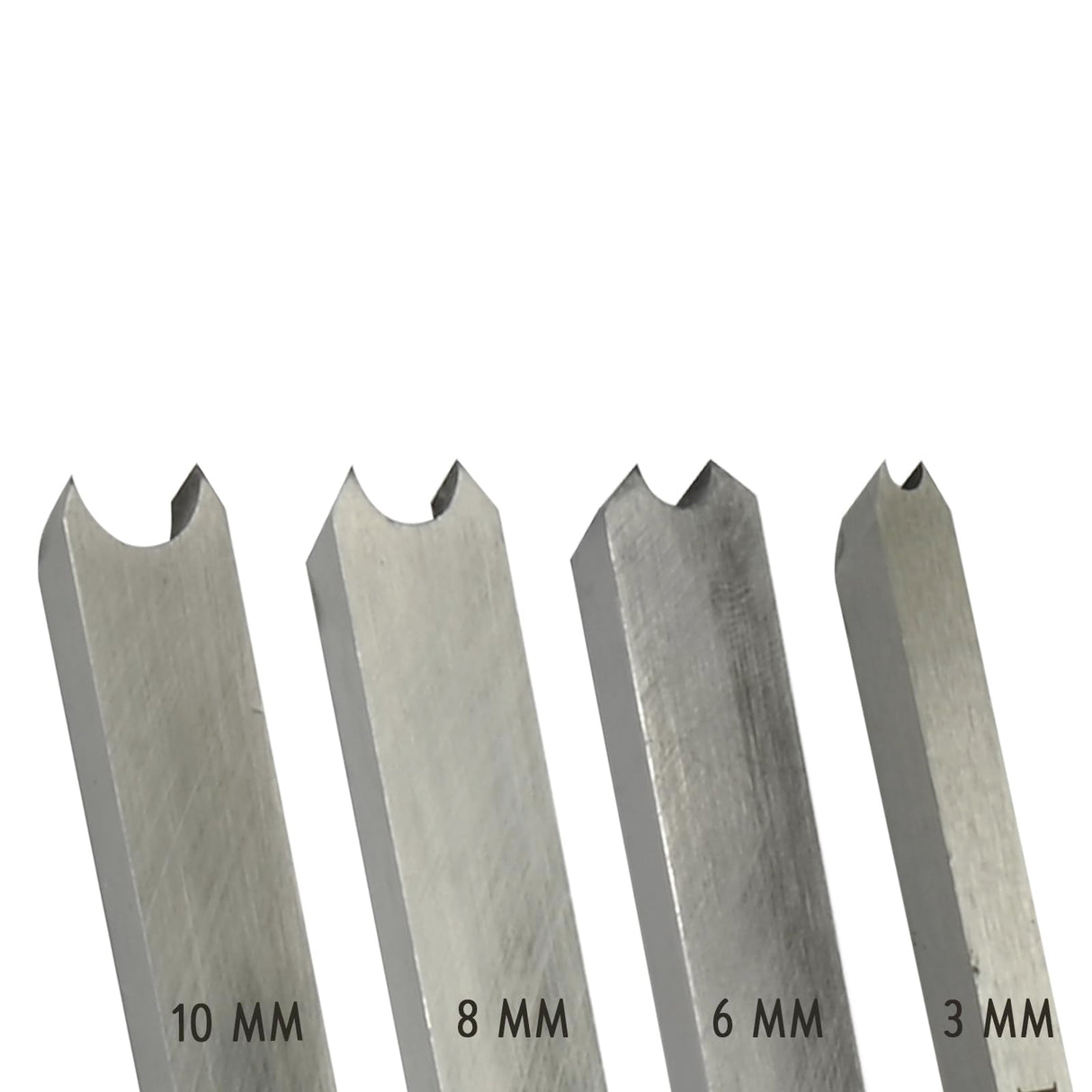 PSI Woodworking LCBEAD4 Lathe Woodturning 4pc Bead Cutting HSS Chisel Set PSI Woodworking