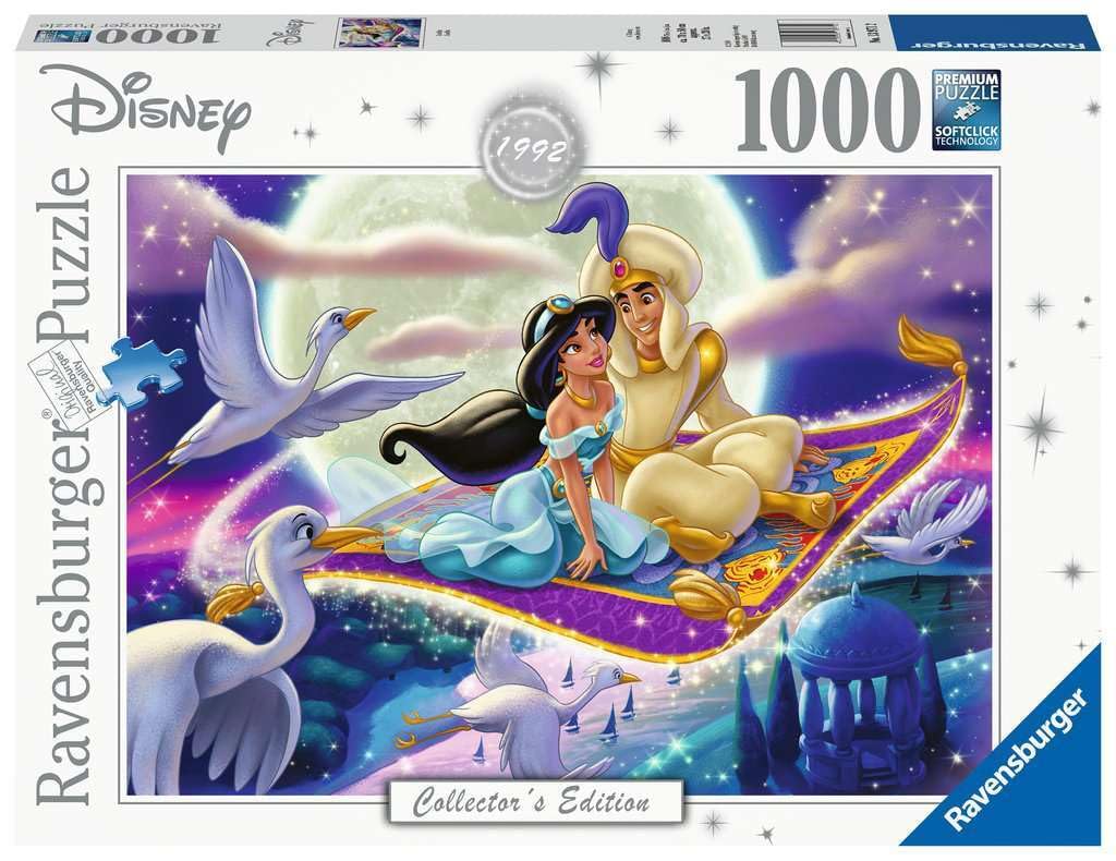 Ravensburger Disney Aladdin 1000 Piece Jigsaw Puzzle for Adults - 13971 - Every Piece is Unique, Softclick Technology Means Pieces Fit Together Perfectly Ravensburger