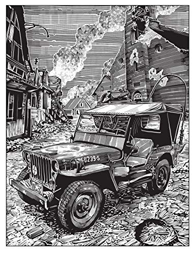 Adult Coloring Cars Coloring Book (Adult Coloring Books: World & Travel) Dover Publications