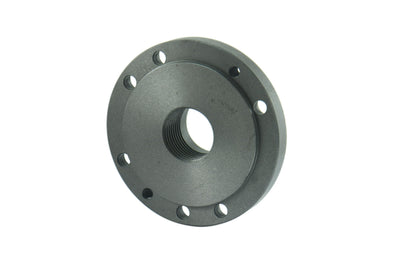 Shars 5" Fully Machined Threaded Back Plate 1-1/2-8 TPI for 3 or 4 Jaw Self Center Chucks 202-6192