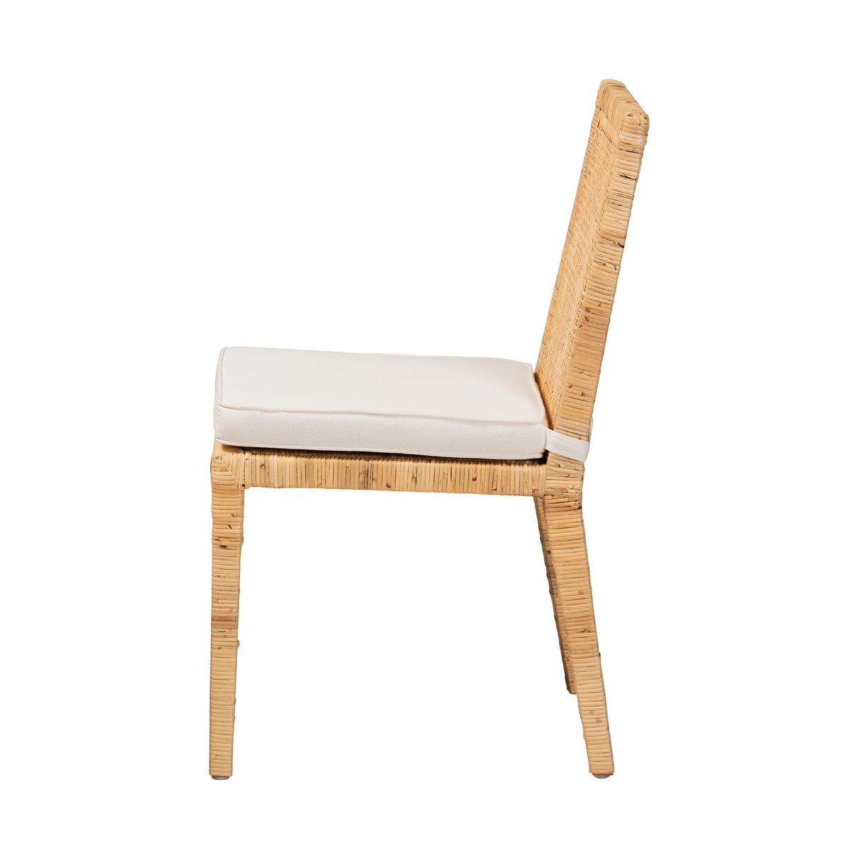 bali & pari Sofia Natural Rattan Dining Chair, One Size bali & pari