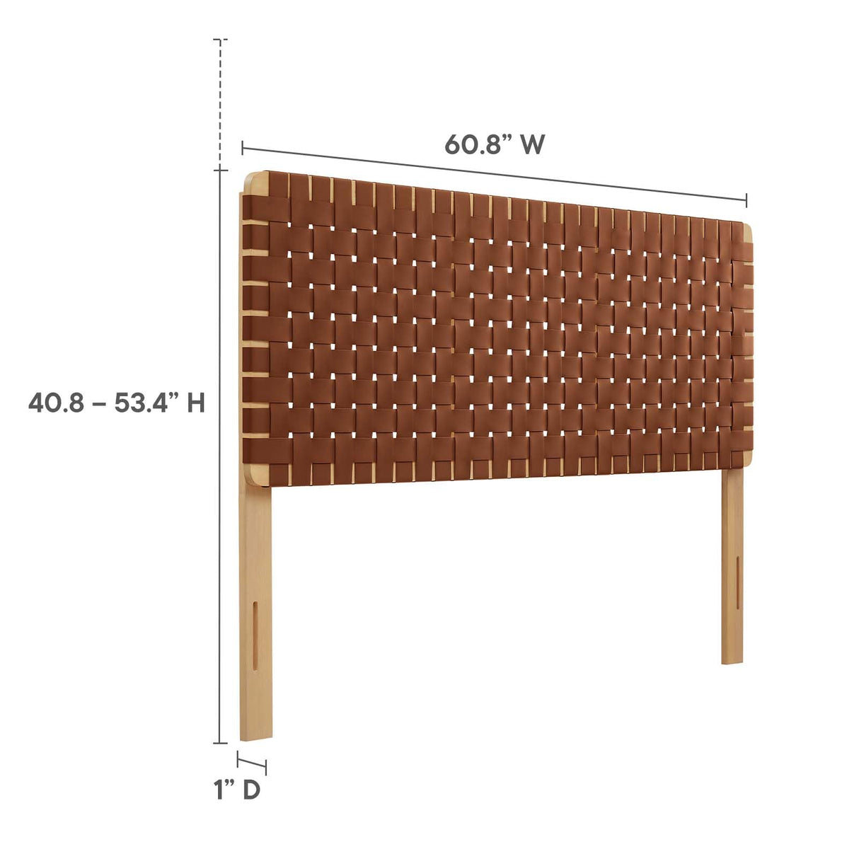 Modway Sparta headboards, Queen, Natural Brown Modway
