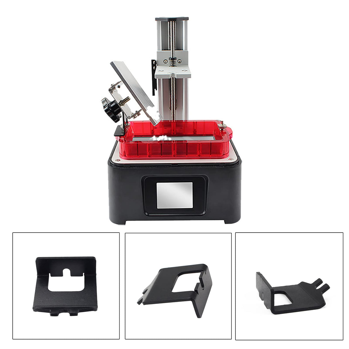 3D Printer Drip Holder, 3D Printer Drip Stand Resin Vat, UV Resin Pallet Bracket, for Sonic Mini and Most 5.5in 6in LCD 3D Printers Acogedor