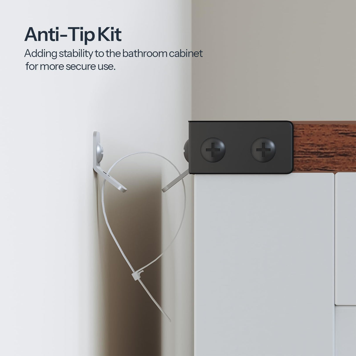 HOOBRO Bathroom Storage Cabinet, Farmhouse Freestanding Floor Cabinet with 2 Extra Hidden Storage Doors, Adjustable Shelves, Large Capacity, Easy Assembly, 11.8 x 23.6 x 43.5 Inches, White and Walnut HOOBRO