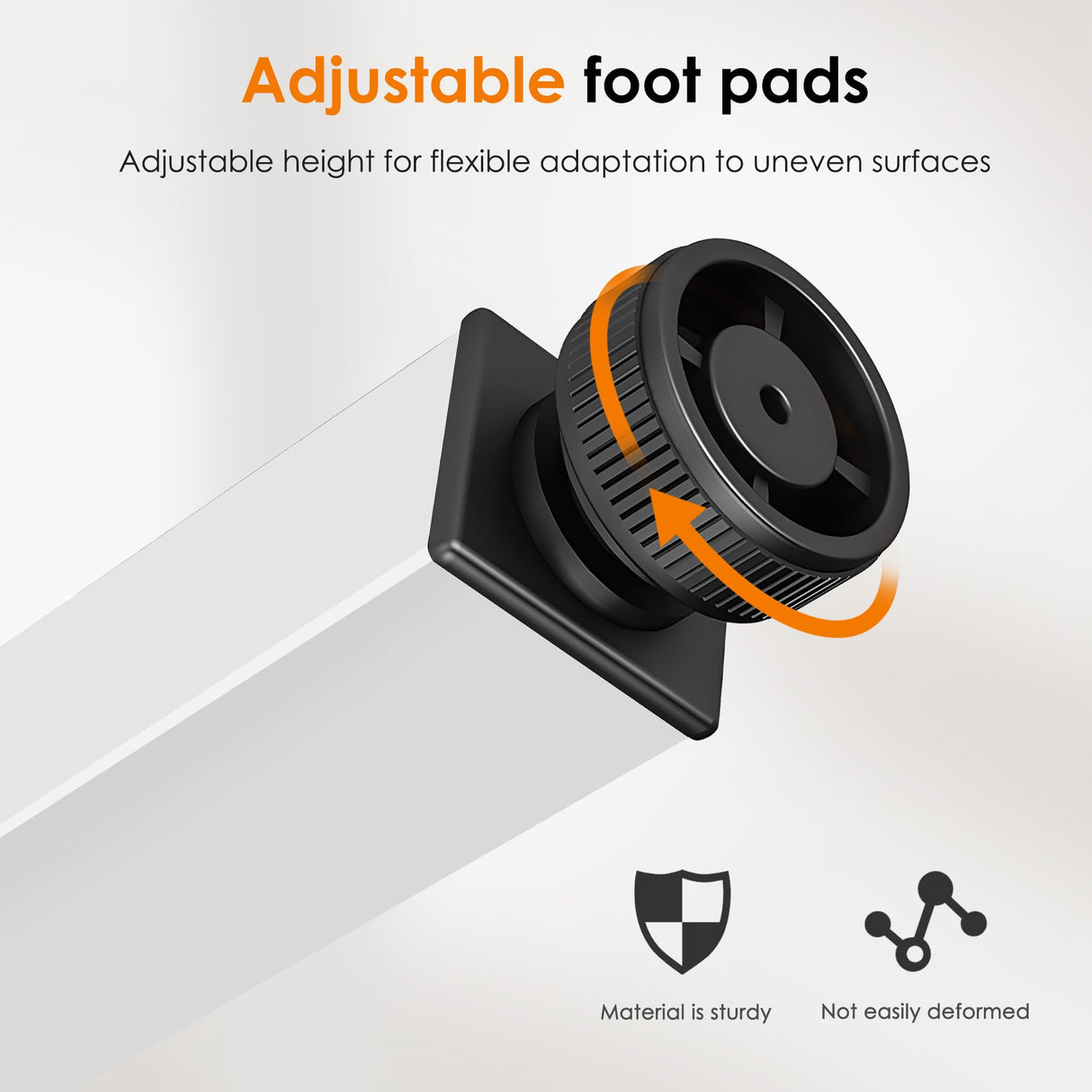 DlandHome 63 inches X-Large Computer Desk, Composite Wood Board, Decent and Steady Home Office Desk/Workstation/Table, BS1-160TW Teak and White Legs, 1 Pack DlandHome