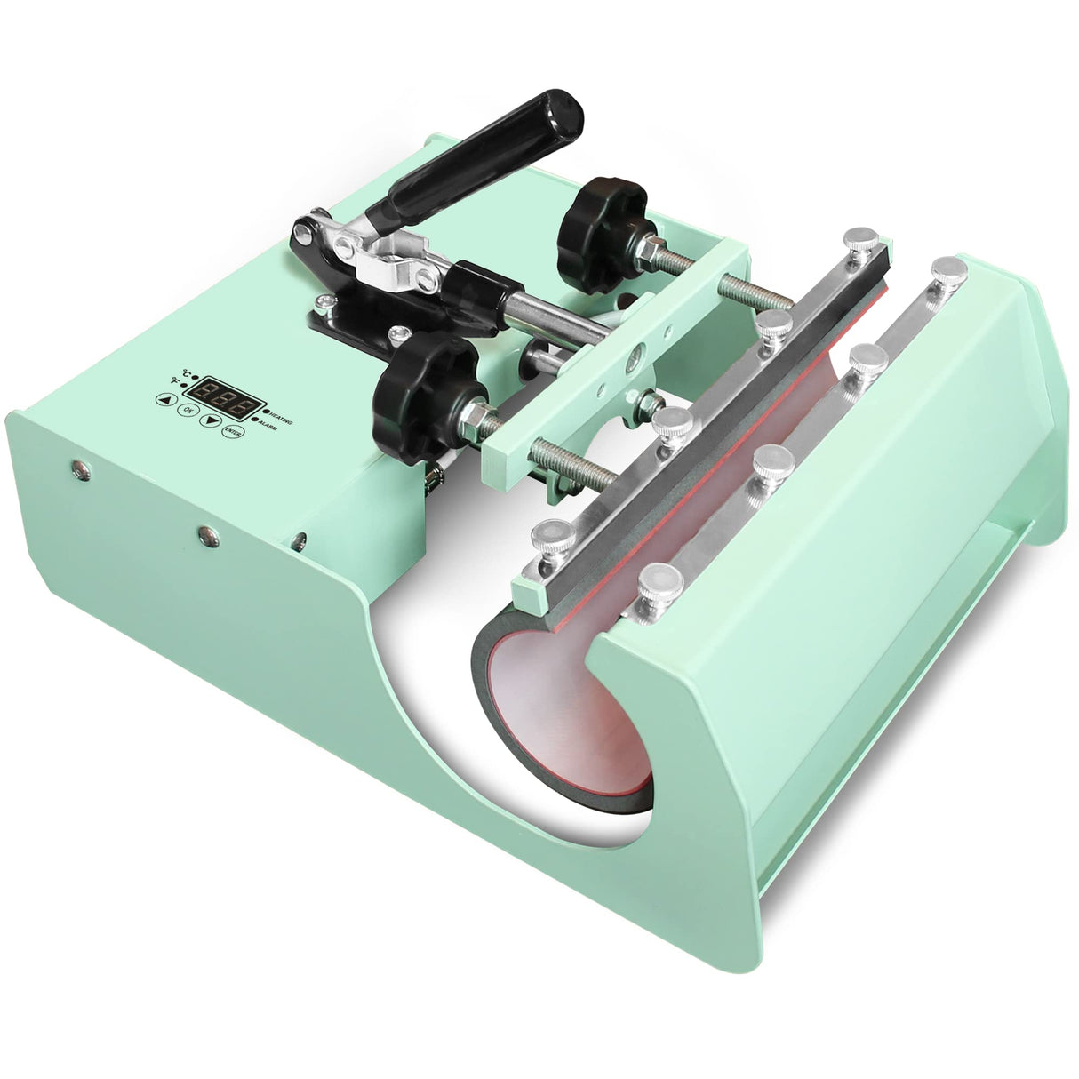 Tumbler Heat Press Machine 110V Mug Tumbler Press for 30 OZ 20 OZ 16 OZ Straight Sublimation Blanks Skinny Tumblers, 11OZ 10 OZ Ceramic Mugs Heat Transfer Print with Overheat Protection G HEAT-GOO