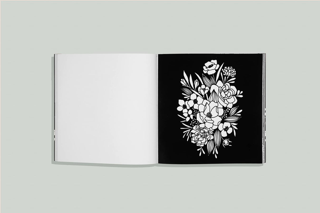 Bloom: A Flower Coloring Book for Adults B Blue Star Press