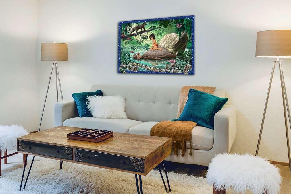 Ravensburger Disney Collector's Edition Jungle Book 1000 Piece Jigsaw Puzzle for Adults - Every Piece is Unique, Softclick Technology Means Pieces Fit Together Perfectly Ravensburger