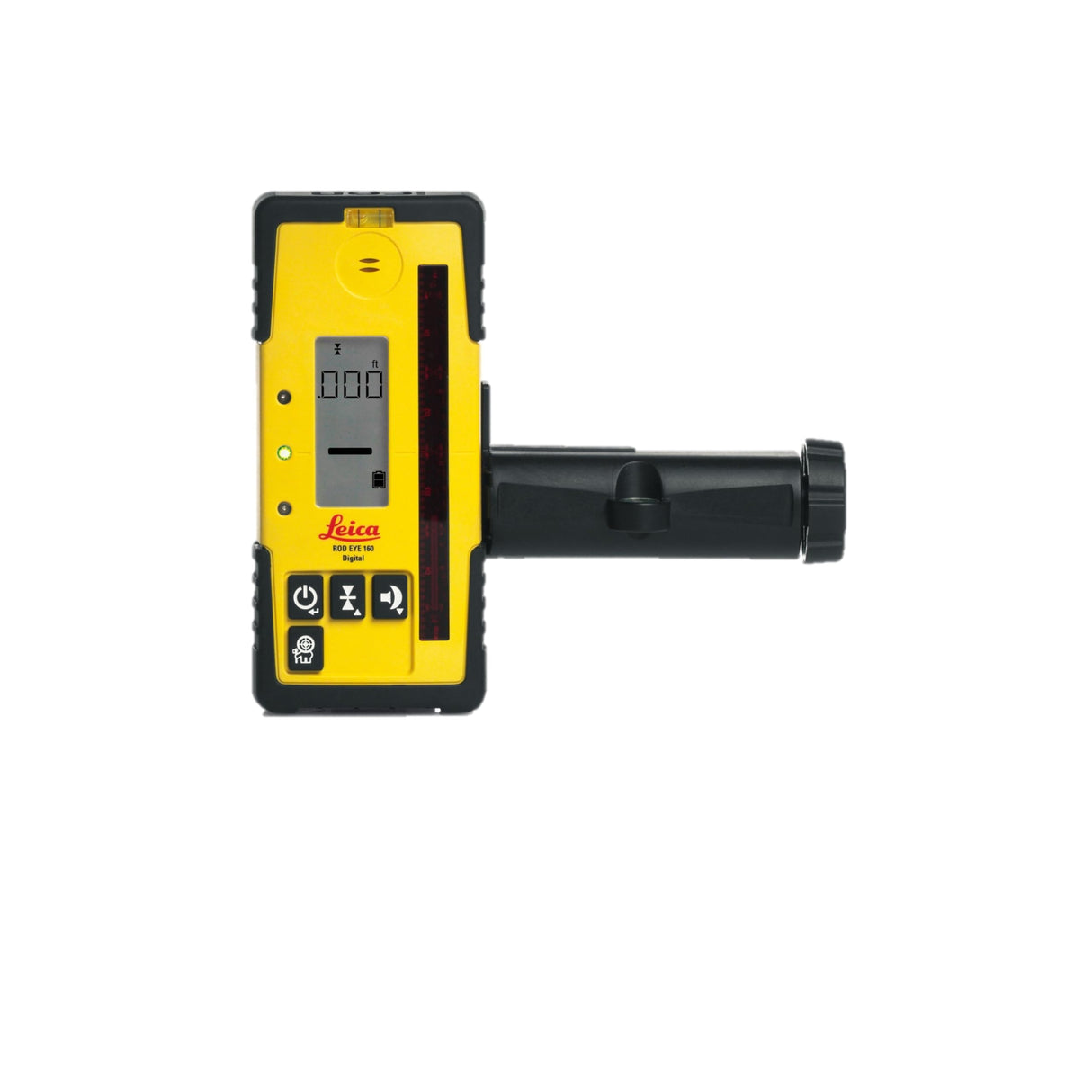 Leica RE 160 Digital Rugby Rod Eye 160 Digital Rotary Laser Receiver, Yellow Leica
