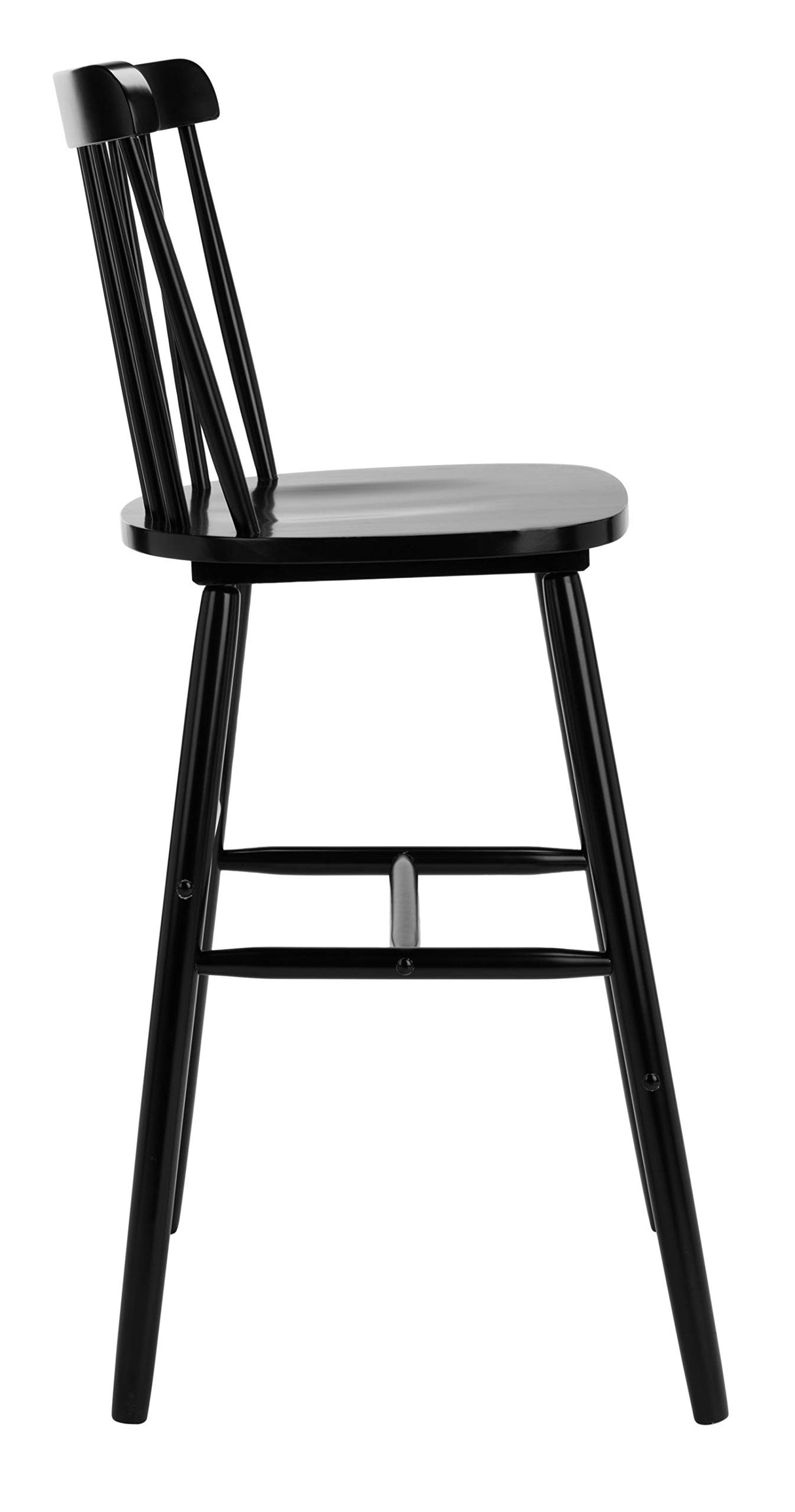Safavieh Home Collection Galena Spindle Back Black Bar 30-inch Stool (Set of 2) SAFAVIEH