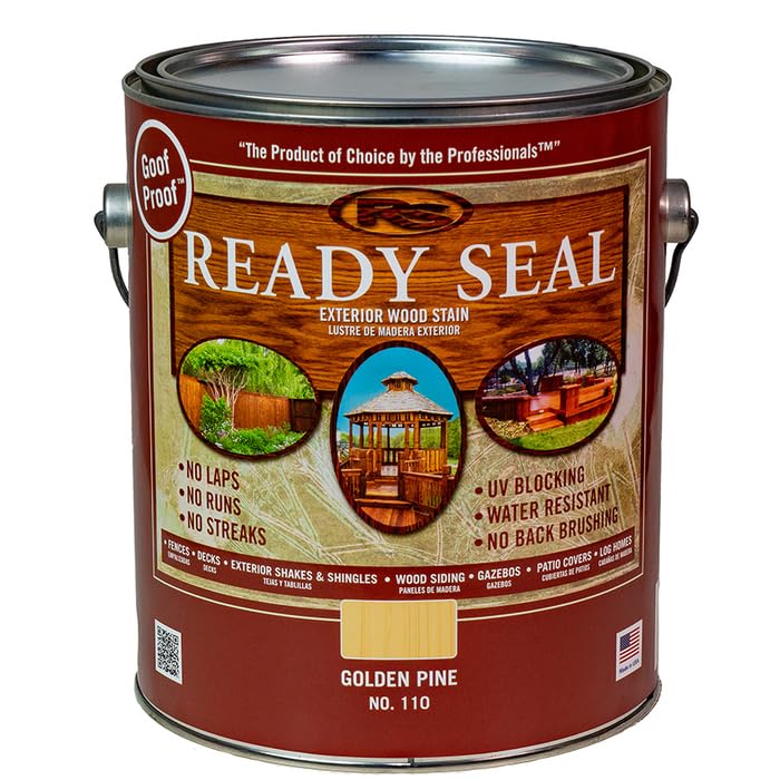 2-Pack of 1 gal Ready Seal 110 Golden Pine Exterior Stain & Sealer for Wood Ready Seal