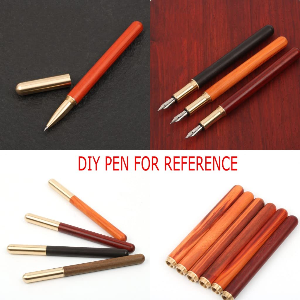 YJIUYUANQ 120x20x20mm Wood Pen Blanks Pen Turning Supplies DIY Crafts Pen Turning Kit,4 Color YJIUYUANQ