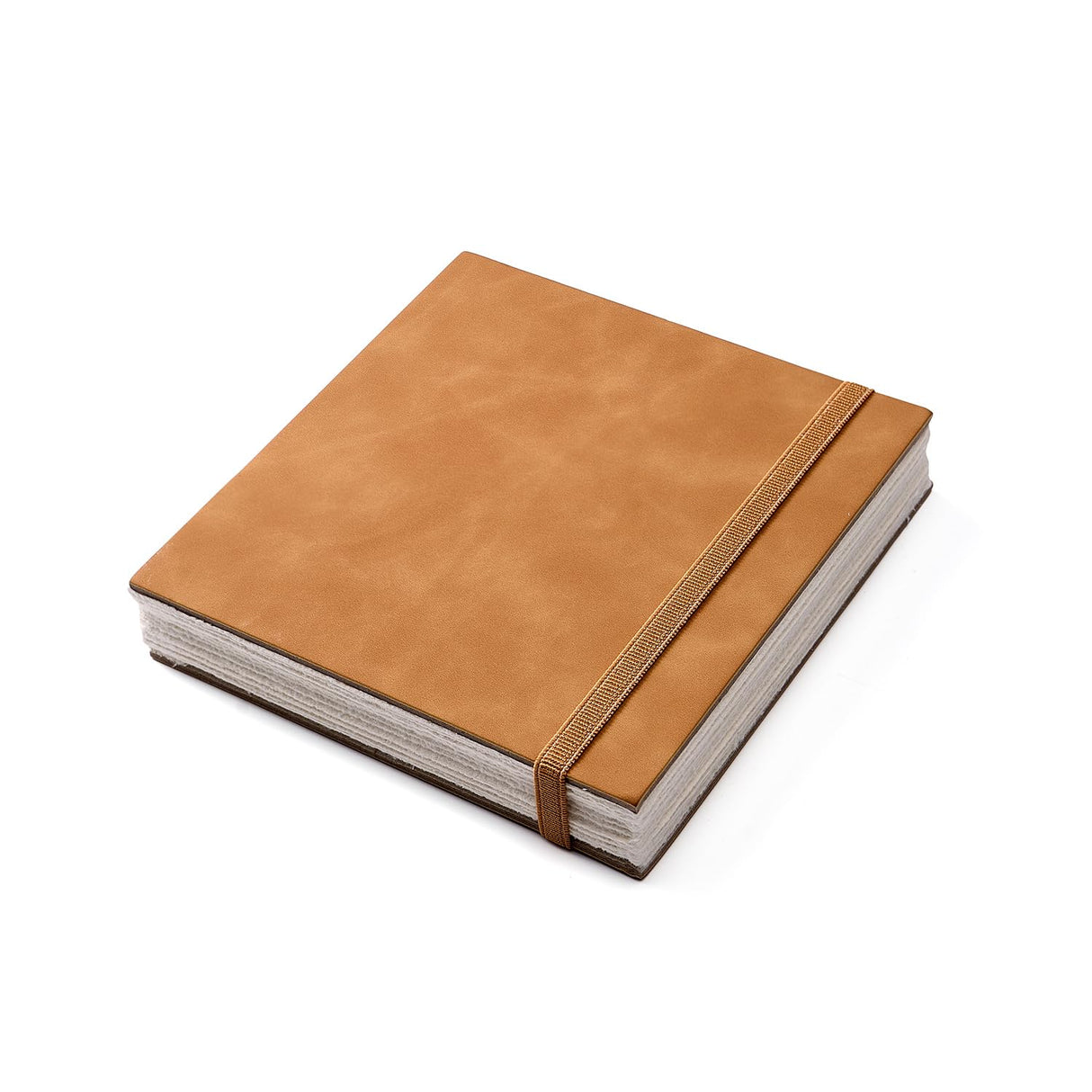 tumuarta Deckle Edge Paper Sketchbook, 92 LB, 150 GSM, 80 Sheets Mixed Media Paper, Acid Free, Handmade Journal Hardbound Sketch Book for Pencil, Ink, Markers, Acrylic and More (6" X 6") tumuarta