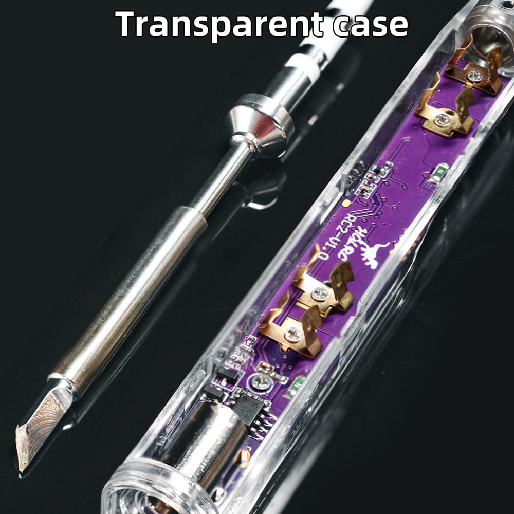 HGLRC RC2 Soldering Iron Kit 65W 24V Portable Outdoor OLED Digital Display Intelligent Temperature for FPV Racing Drone HGLRC