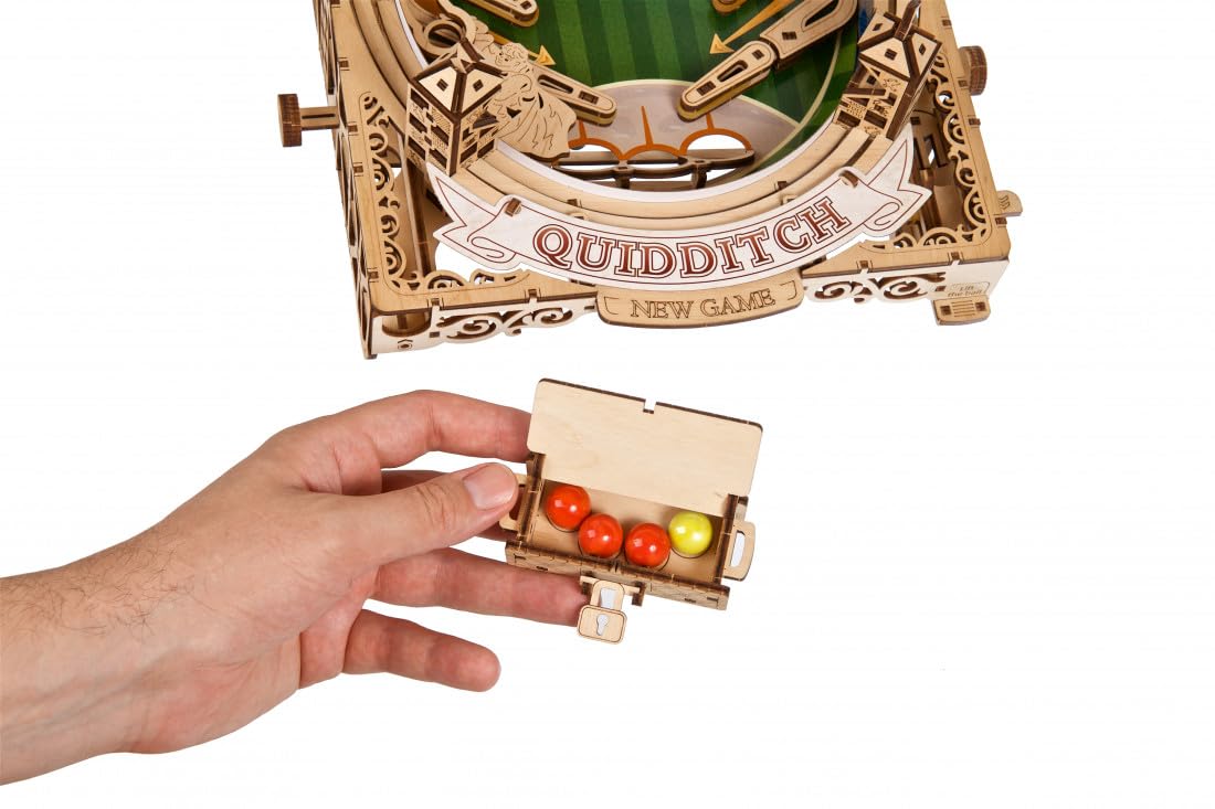 Mechanical UGEARS Wooden 3D Puzzle Model Quidditch Pinball Model kit Construction Set Generic