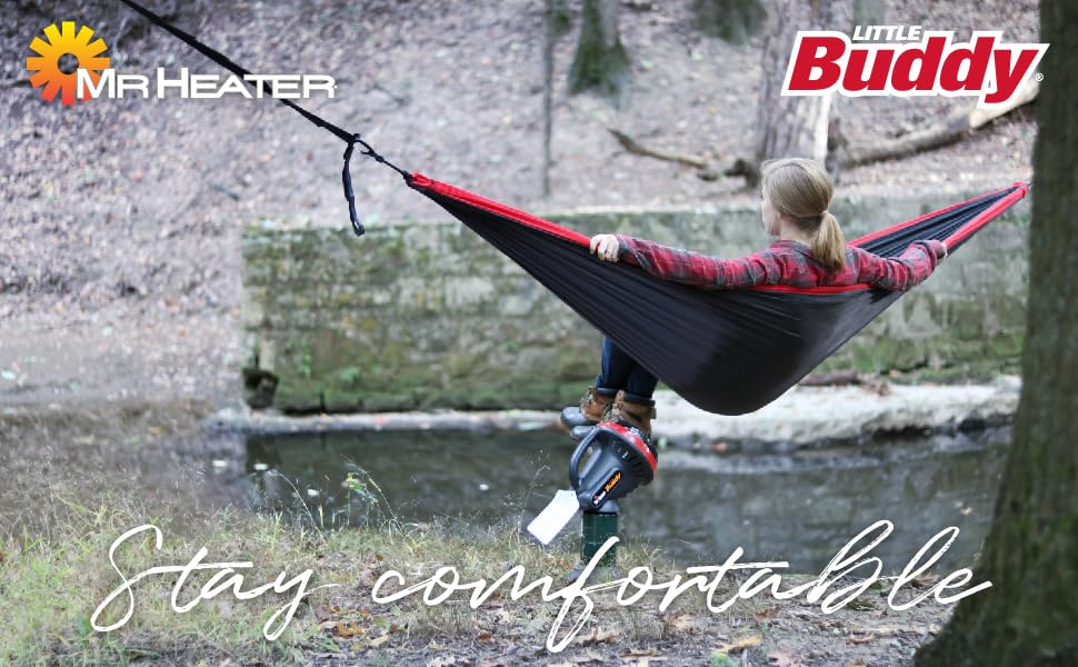 Mr. Heater F215100 MH4B Little Buddy 3800-BTU Indoor Safe Propane Heater, Medium , Black/Red Mr. Heater