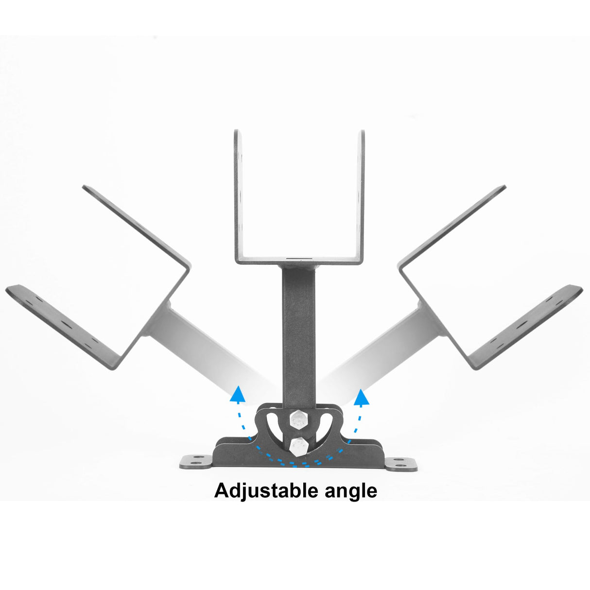 3Pcs Adjustable roof Riser Brackets for Patio Cover,pergola roof Brackets,Patio roof Riser,roof Brackets for Roofing,Roof Riser Brackets Kit for 3-1/2" Wood Post,Black. BierBear