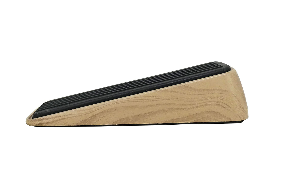 Shepherd Hardware 9333 Designer Door Wedge, Woodgrain, Non-Skid Rubber Base Grip Shepherd Hardware