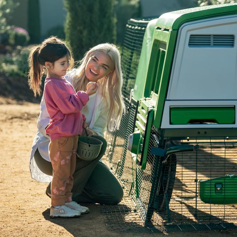 Omlet Eglu Pro Large Chicken Coop | House up to 10 Large Hens or 15 Bantams | Easy to Clean Plastic Chicken Tractor | Predator Proof Coop Design | Zero Maintenance Omlet