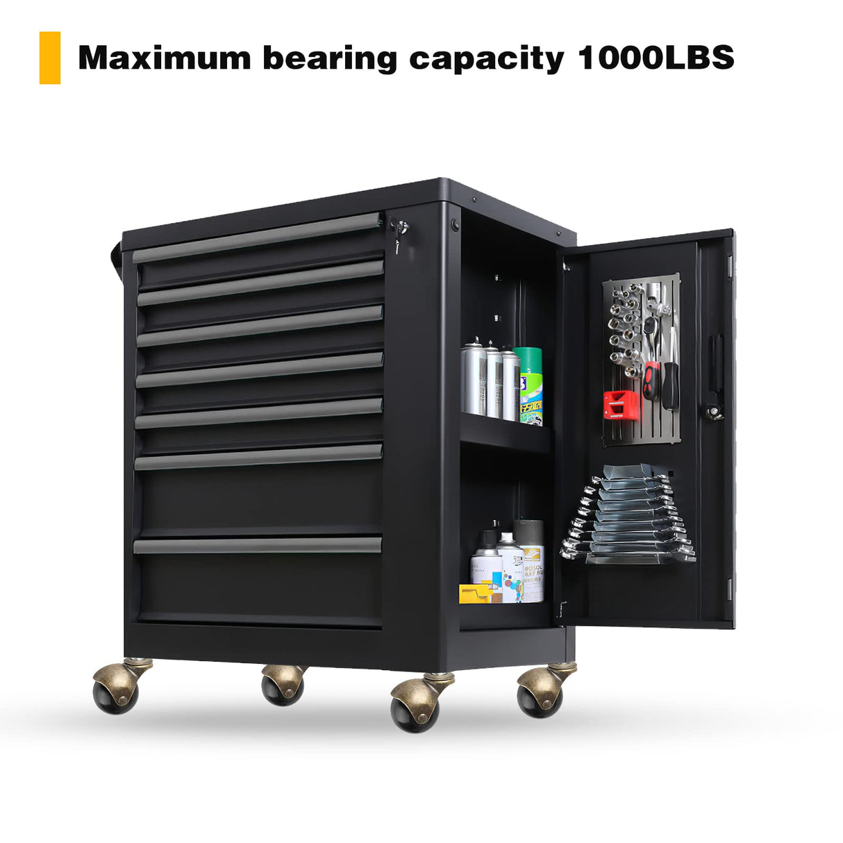 2" Ball Caster Wheels, casters Set of 4 Brass Vintage Antique casters 5/16" x 1 1/2" (8 x 38mm) Wheels Pole with Sleeve for Furniture, Chairs, Cabinets, (casters Set of 4 Heavy Duty) Apllamo