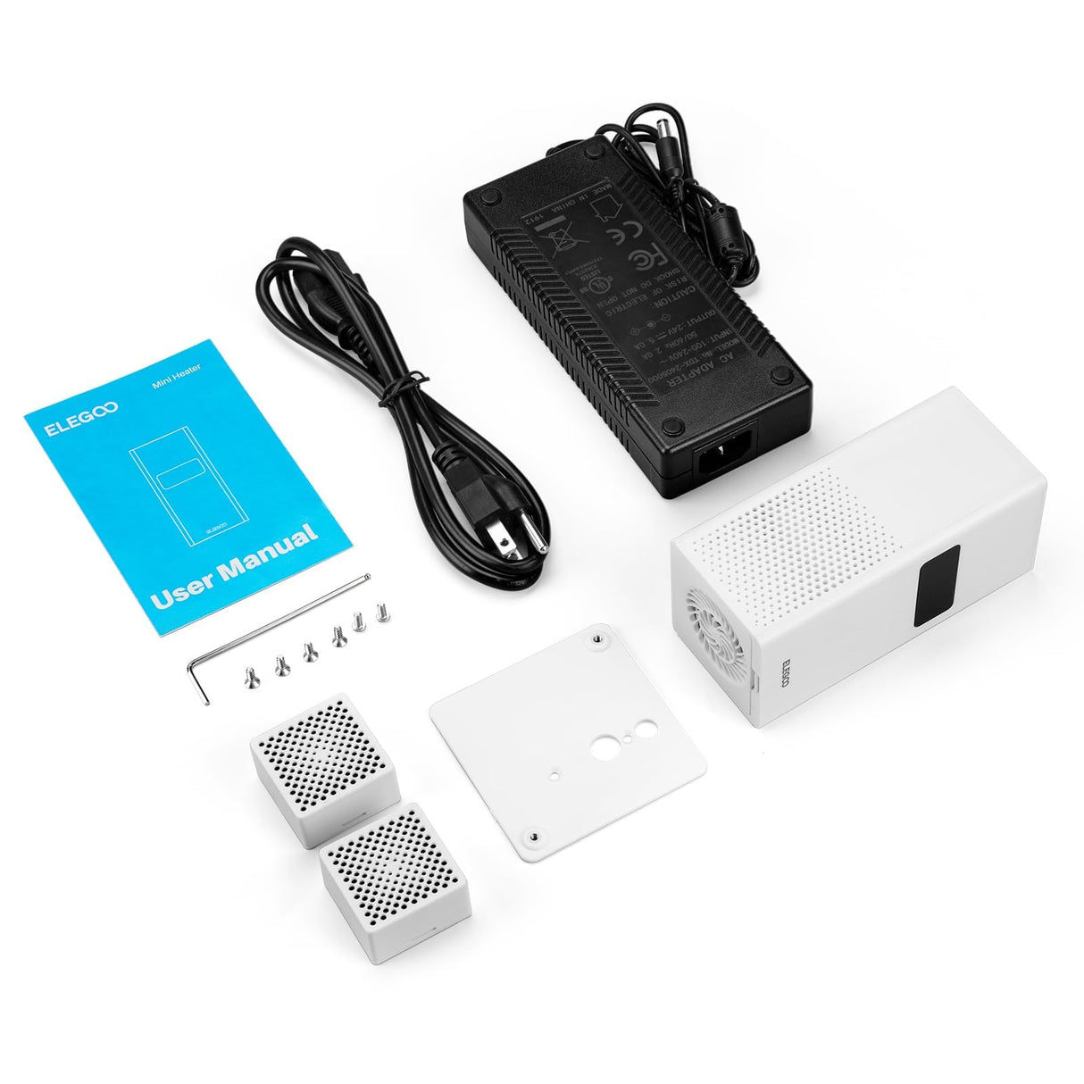 ELEGOO Smart Mini Heater for Resin 3D Printer Intelligent Temperature Control Heater with Air Filtration, Compatible with ELEGOO Most MSLA/DLP/LCD 3D Printers ELEGOO