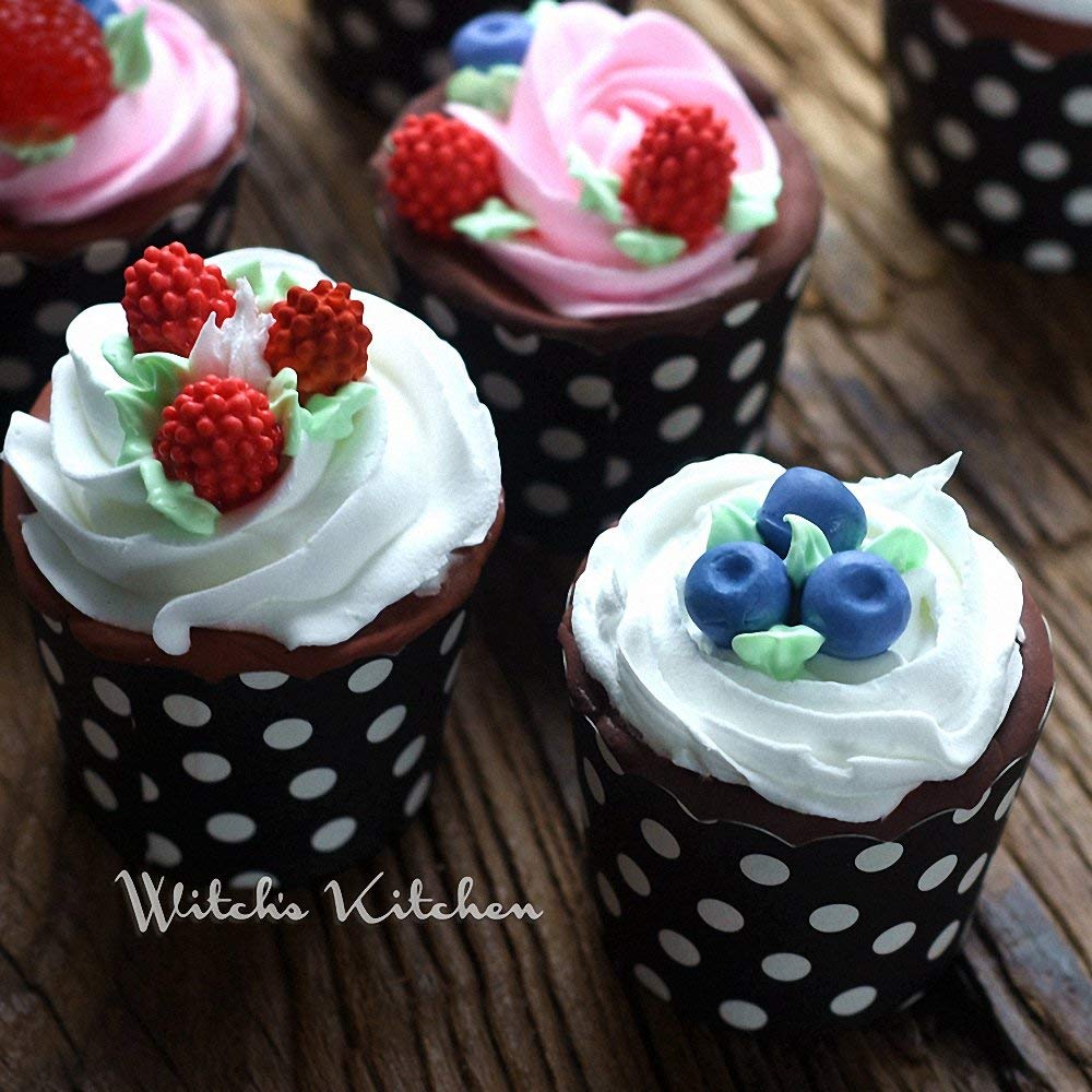 3Pcs/Set 3D Mini Strawberry, Raspberry & Blueberry Silicone Fondant Molds Soap Candle Mulberry Wax Melts Molds Berries Chocolate Candy Mold for Cake Cupcake Topper Decoration HiParty