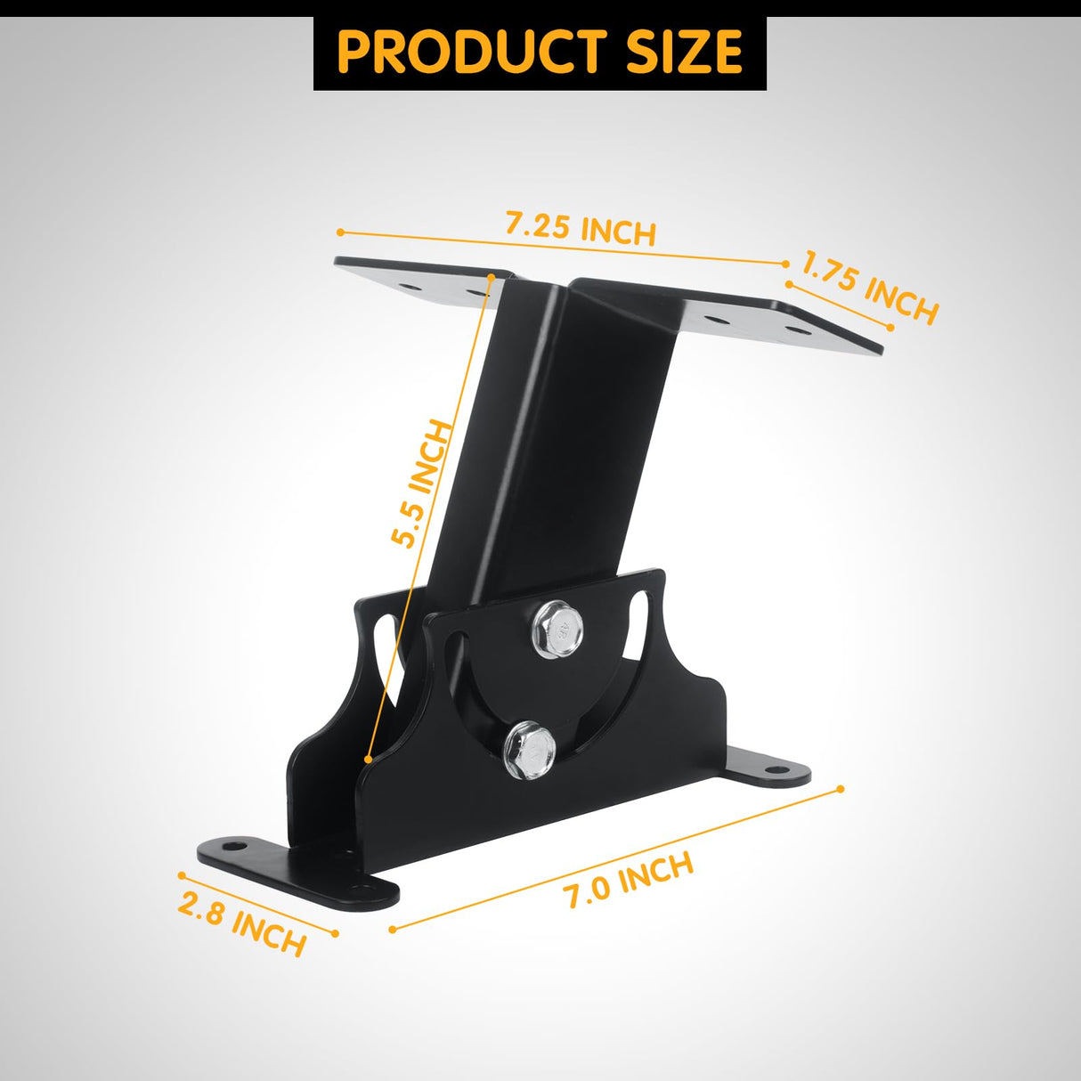 3Pack Heavy Duty Adjustable Pergola Roof Riser Beam Brackets Hardware Kit for Patio Cover, Fit Wood Beam GOOCORREC