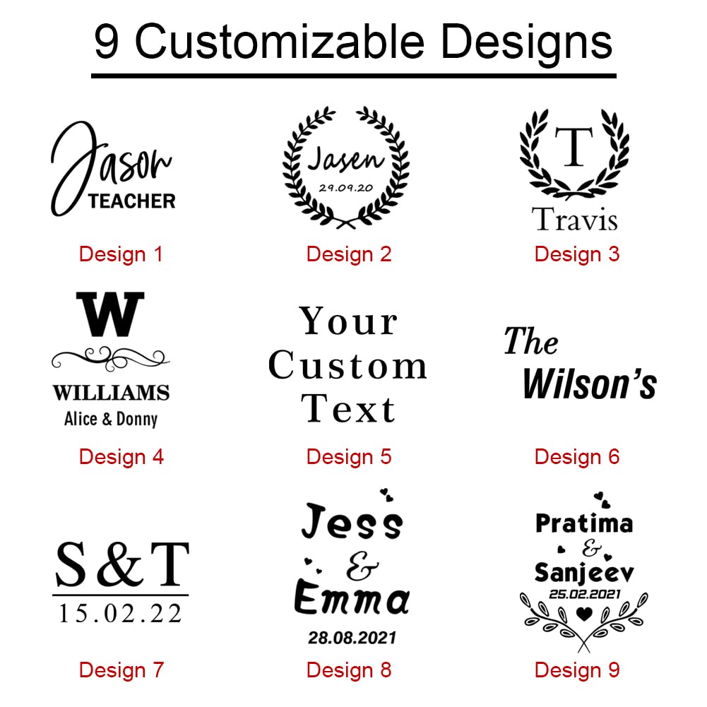 ANQIYI Personalized Pen Holder Wooden Pen Pencil Pot for Desk Tidy Stationary Organiser for School Home Office, Engraved Name, Walnut Wood ANQIYI