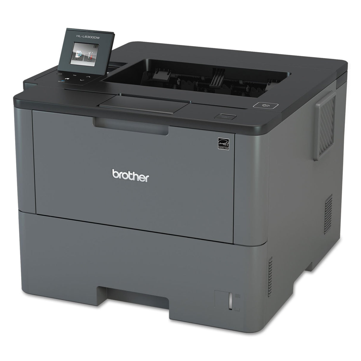 Brother Monochrome Laser Printer, HL-L6300DW, Wireless Networking, Mobile Printing, Duplex Printing, Large Paper Capacity, Cloud Printing, Amazon Dash Replenishment Ready,Black Brother