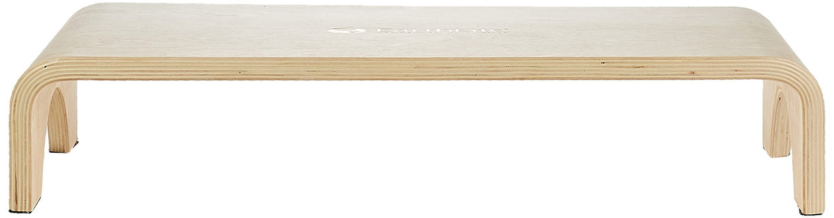 EARTHLITE Wooden Step Stool - 4'' High, Large Surface, Strong & Stable Bed Step, Foot Stool, Massage Step-Up Earthlite