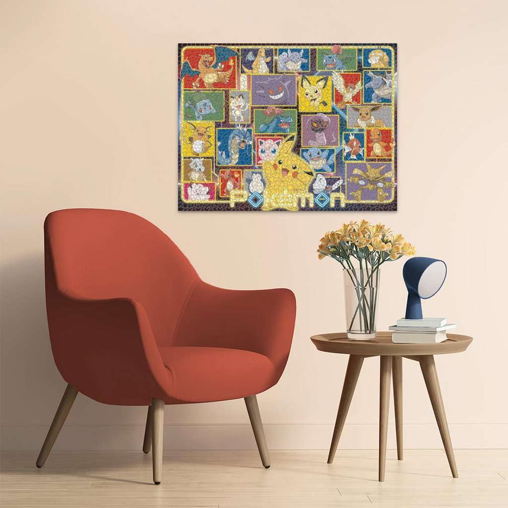 Ravensburger - 2000 piece puzzle - Adult puzzle - Ages 14 and above - Luminous Pokémon - Premium quality puzzle made in Europe - Fun & Action - 12001130, Yellow Ravensburger