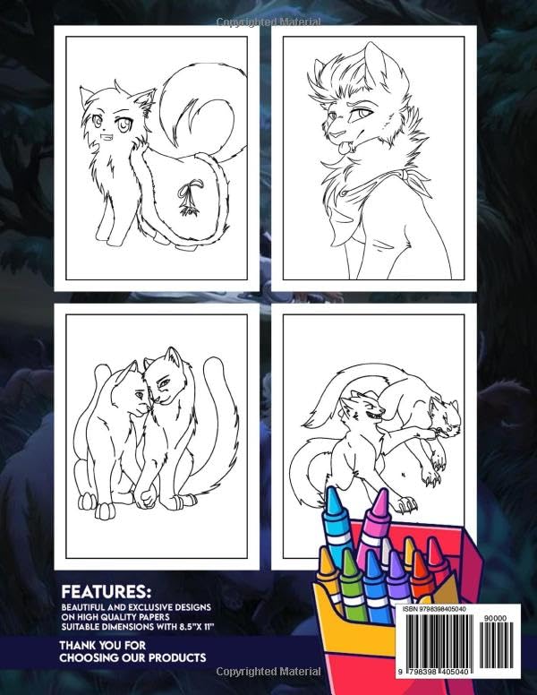 Coloring Book: 30+ Cool Illustration Pages to Color with One Sided Coloring Pages for Kids & Toddlers Adults WoodArtSupply