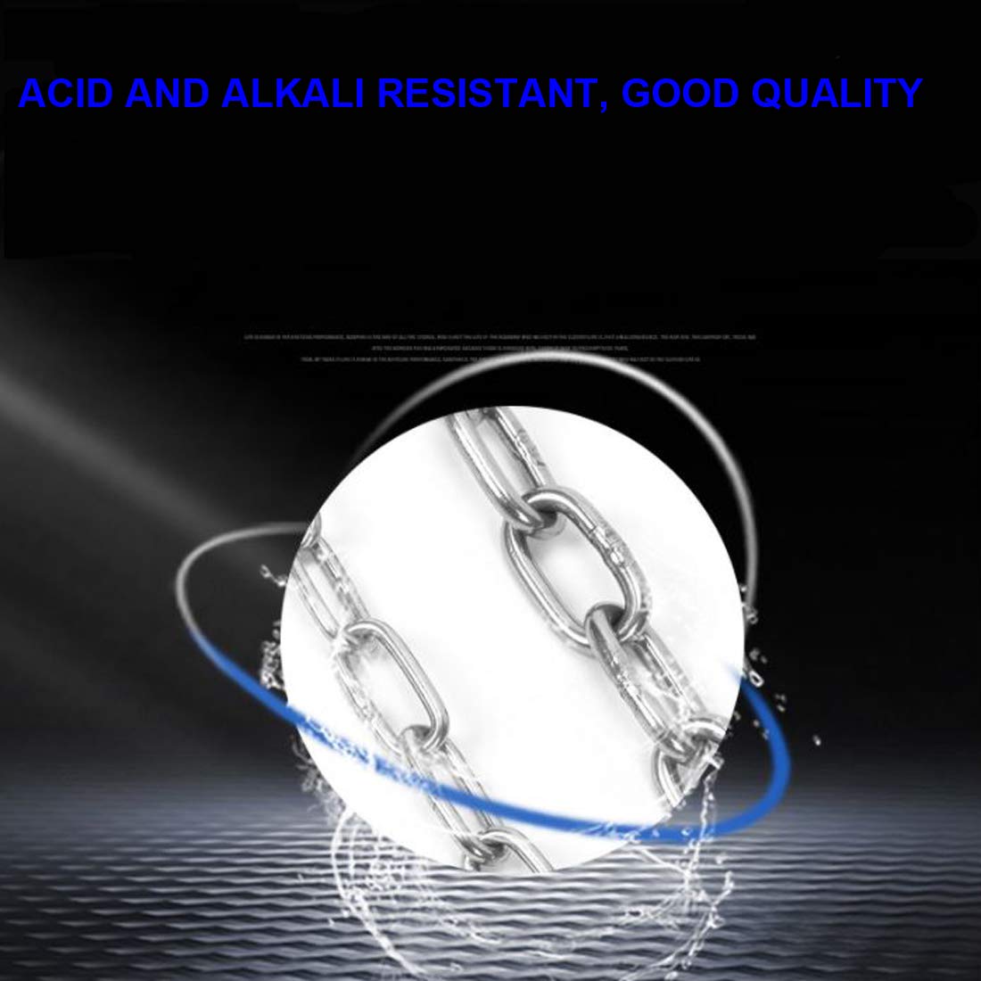 1 PCS Heavy Duty Stainless Steel Chain 550LB Capacity for Punching Bags Hanging Chair Hammocks Swing Trapeze Yoga (20, 4MM) MIKMAYTOO