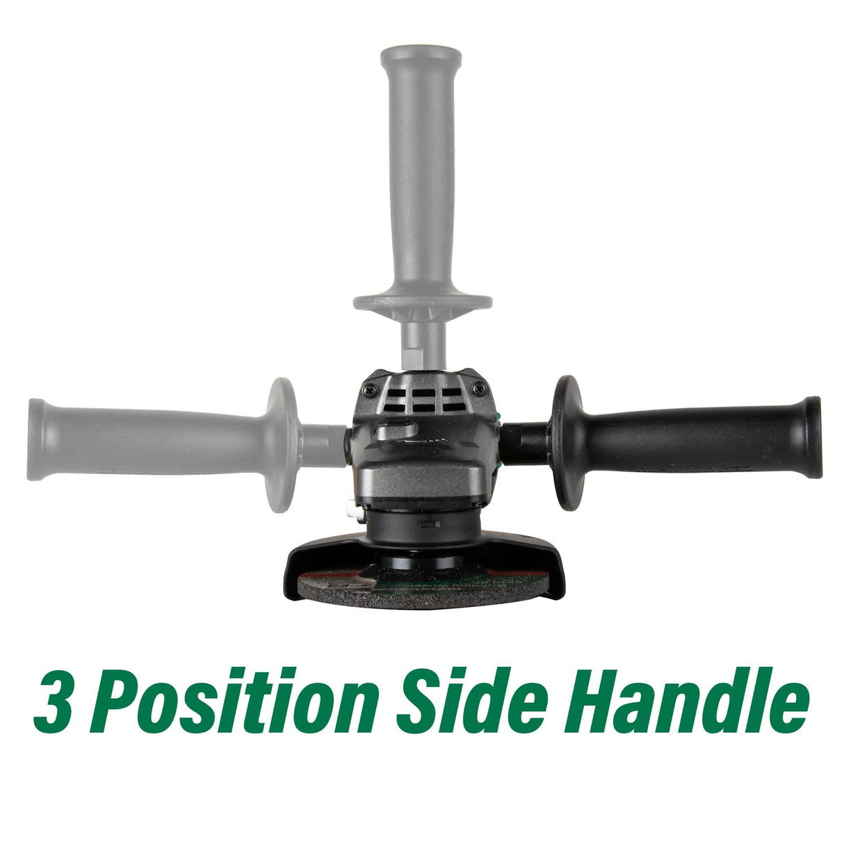 Metabo HPT Angle Grinder | 4-1/2-Inch | 12 Amp | AC Brushless Motor | Variable Speed | 3-Position Side Handle | G12VE2 Metabo HPT