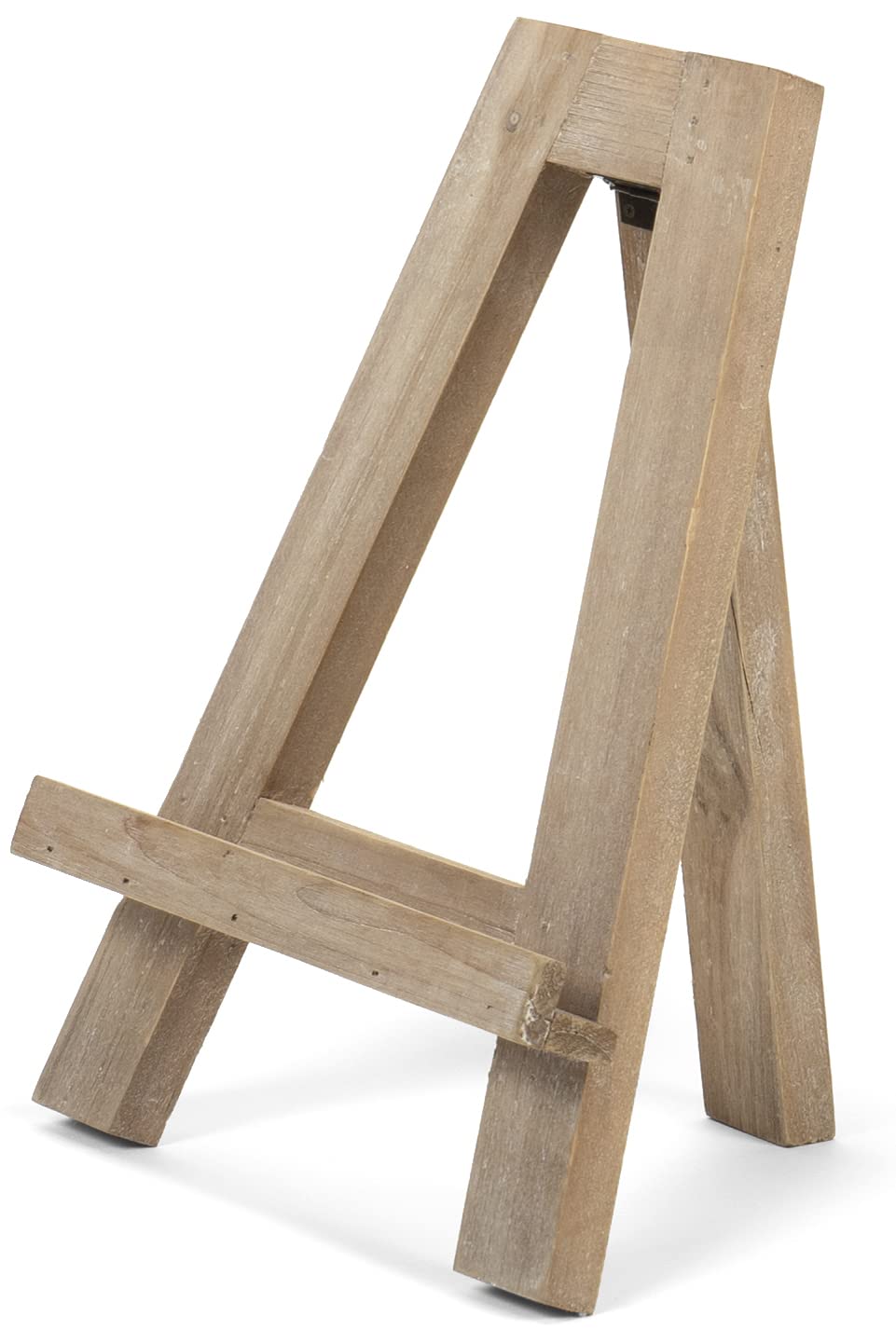 Red Co. 12.5" Tall Natural Wood Tabletop Tripod A-Frame Display Easel Stand and Art Holder, Distressed Brown Red Co.