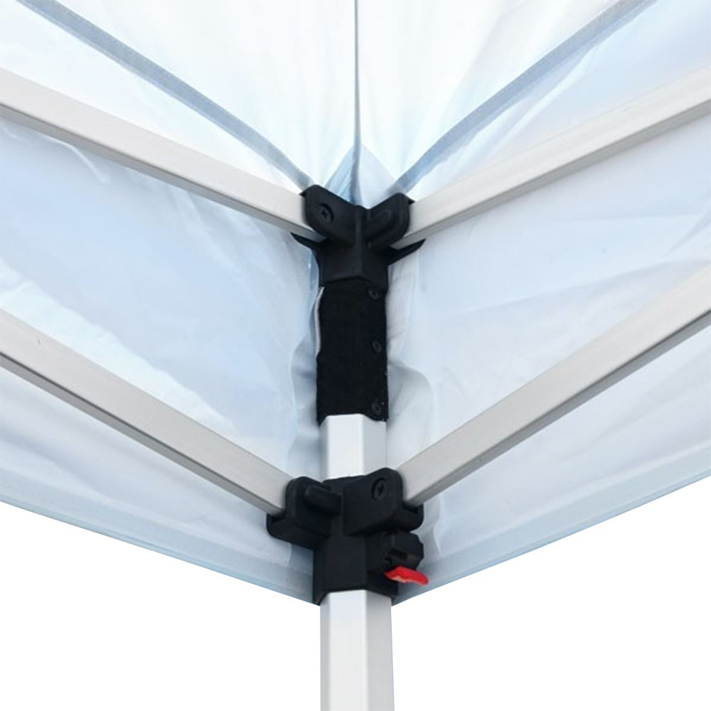 Vispronet 10x10 Pop Up Canopy Frame – 40lb Aluminum Tent Frame, Height Adjustable Hexagonal Legs, Max Clearance Height of 7ft, Perfect for Pop Up Tent, Tailgate Tent, Tent Canopy – Tent Frame Only Vispronet