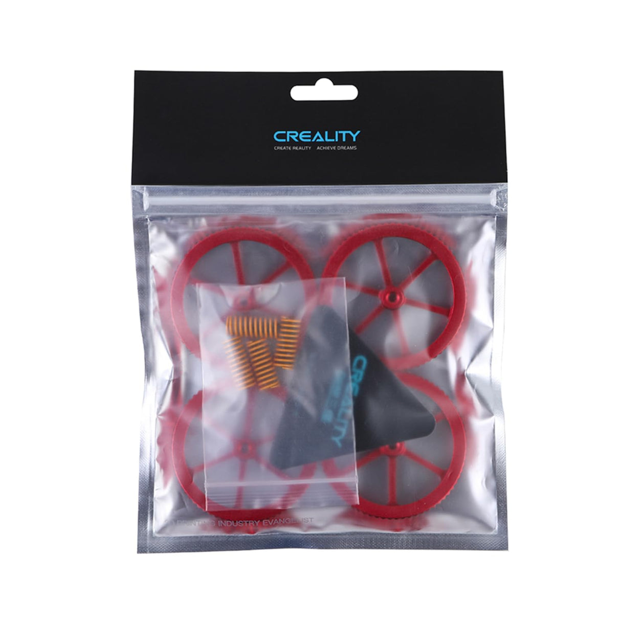 Official Creality 4Pcs Metal Leveling Nuts and 4Pcs Springs Upgraded Set for Ender 3/3 Pro/3 V2/Ender 3 Neo/Ender 3 V2 Neo/Ender 3 S1/Ender 3 S1 Pro Ender 5 Plus 3D Printer Hand Twist Nuts Set Creality