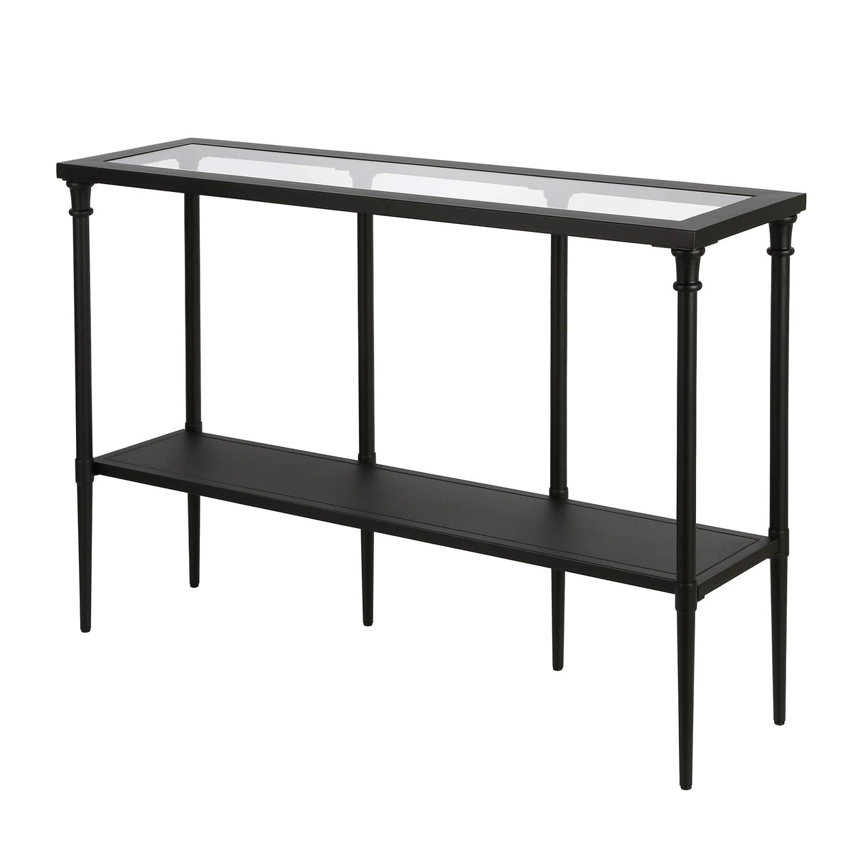 Dafna 45'' Wide Rectangular Console Table in Blackened Bronze Henn&Hart